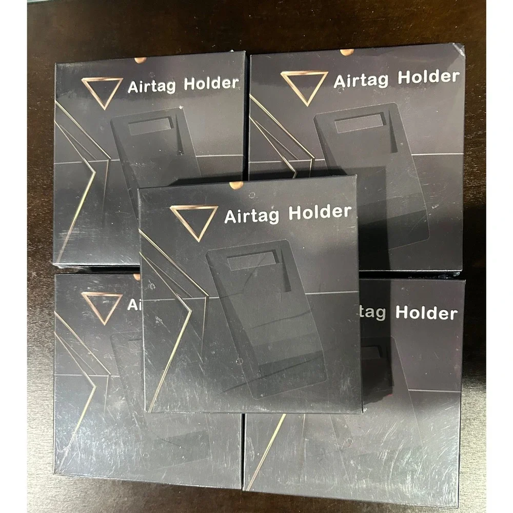 5 Pack Airtag Holder Cases apple AirTag Mount Keychain Protective‎ Covers NEW